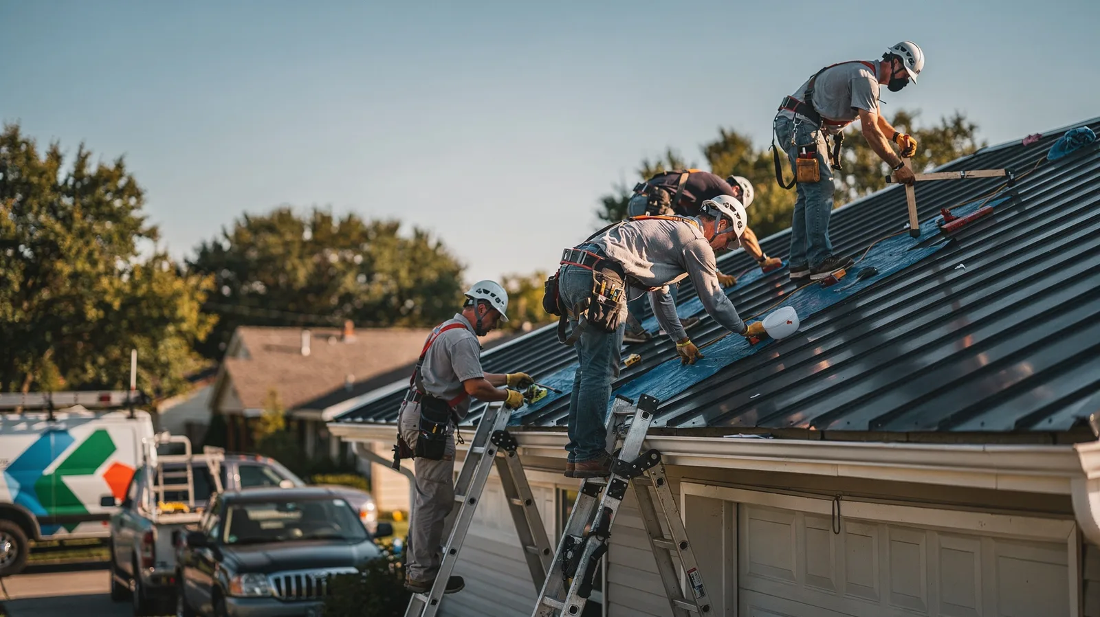 Metal Roof Installation in Latham, IL near me